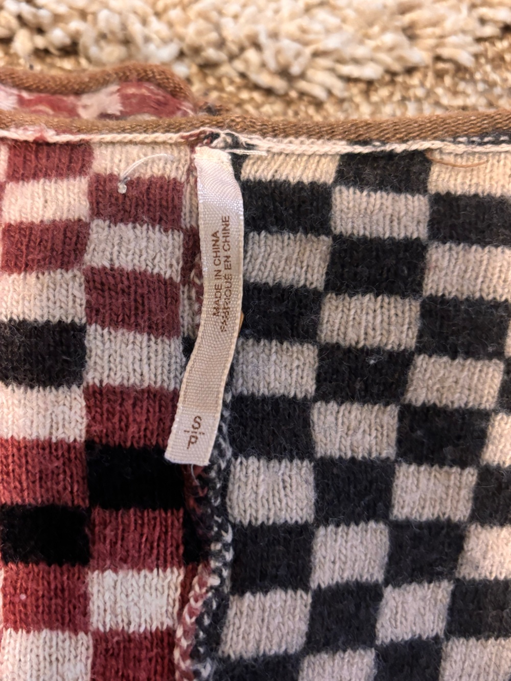 Free People Patchwork Cropped Cardigan - Picture 4 of 4